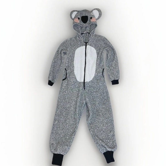 Animal Cosplay Unisex Koala Sleepwear Pajamas One Piece Costume Women’s Size XS - Picture 1 of 9